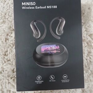 MINISO Wireless Earbud MS188 Over-Ear Headphones — Black
